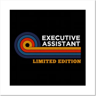 Funny Vintage Executive Assistant Limited Edition Design Birthday Gift  Humor Posters and Art